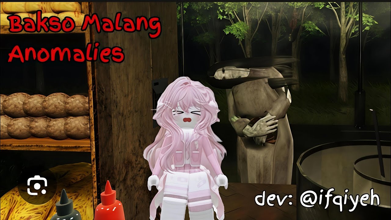 UJI NYALI MAIN BAKSO MALANG ANOMALI|GAME ROBLOX BAKSO MALANG ANOMALI|HORROR GAME