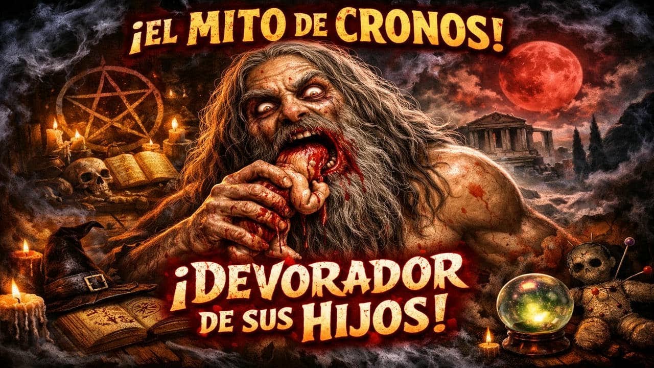 LA HISTORIA COMPLETA DE CRONOS, EL TITÁN QUE SE COMIÓ A SUS HIJOS