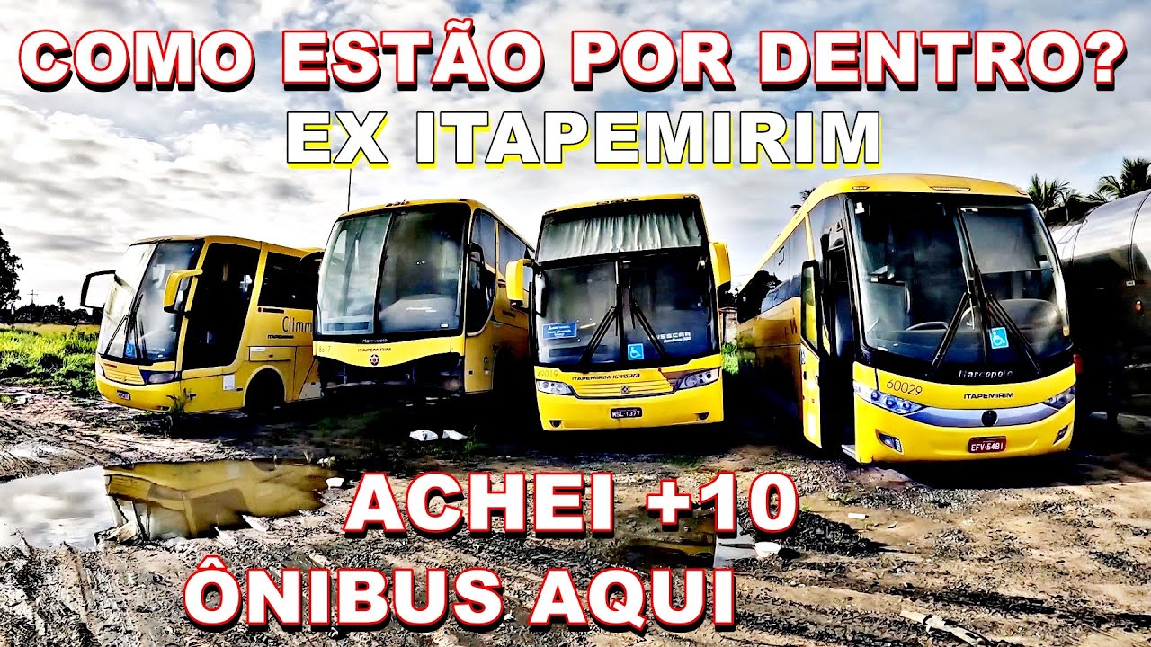 EXCLUSIVO! EXPLORANDO ÔNIBUS ABANDONADOS DA ANTIGA ITAPEMIRIM | (Vídeo Extra)