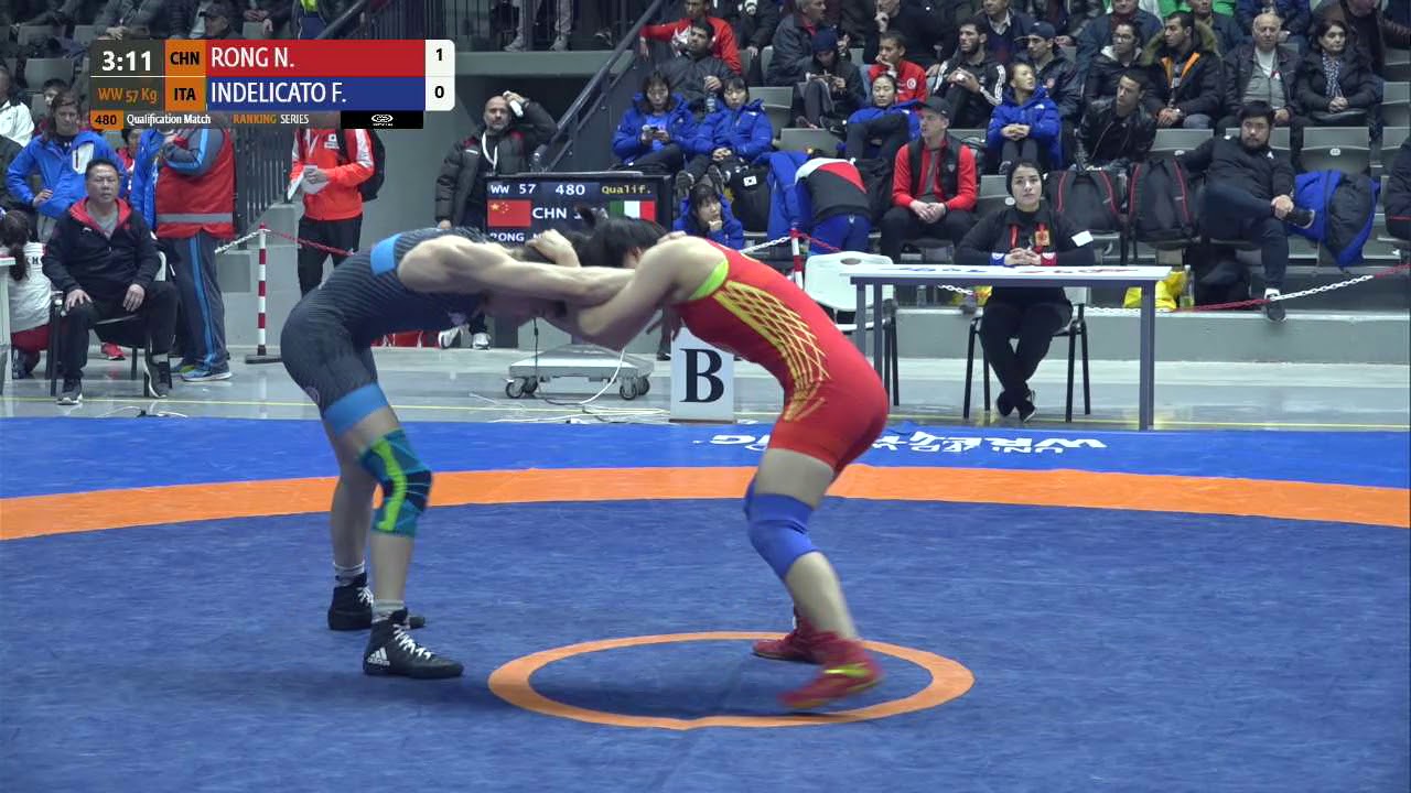 Qual. WW - 57 kg: N. RONG (CHN) v. F. INDELICATO (ITA)