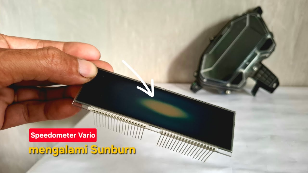 Speedometer Vario Mengalami Sunburn