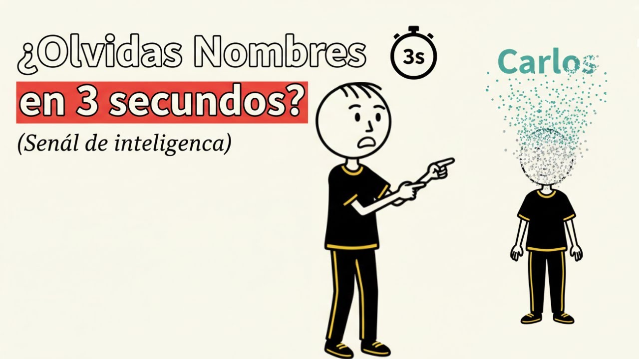 ¿Por qué olvidas nombres en 3 segundos? (Es señal de inteligencia)