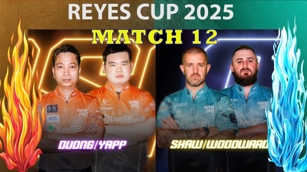Матч 12 | Япп/Дыонг против Шоу/Вудворд | ГЛАВНЫЕ МОМЕНТЫ | Кубок Рейеса 2025