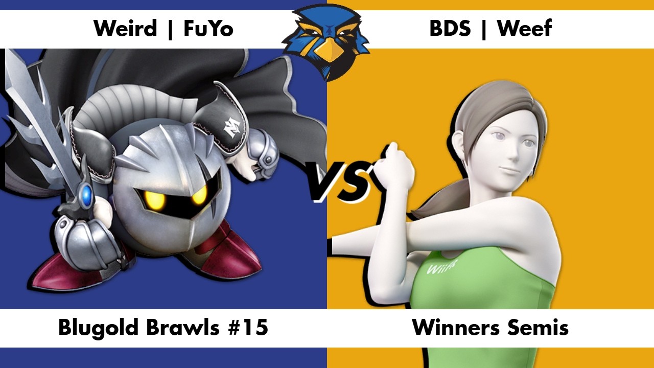 FuYo (Meta Knight) vs Weef (Wii Fit Trainer) | Winners Semis | Blugold Brawls #15