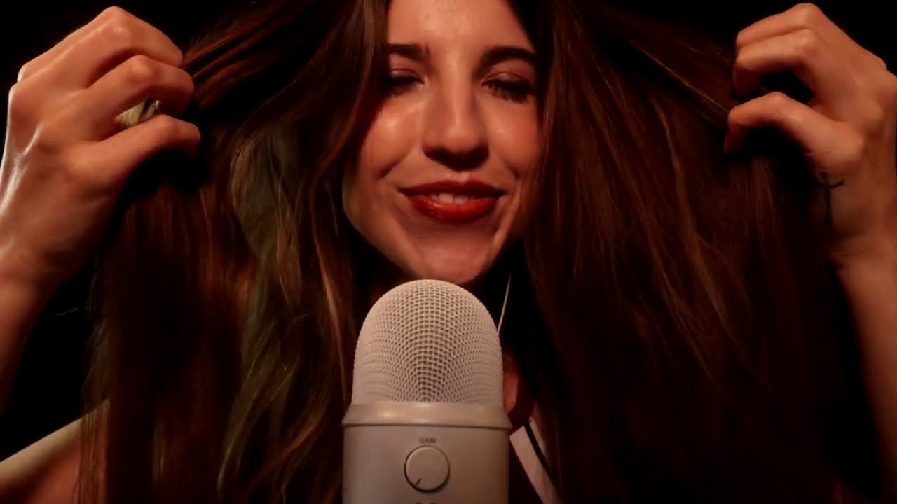 Skin Caressing & Hair Brushing 🥰 ASMR (+ Collarbone Tapping!)
