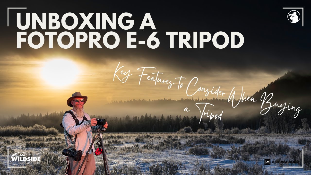 Unboxing a FotoPro E-6 Tripod - Key Features to Consider When Buying a Tripod