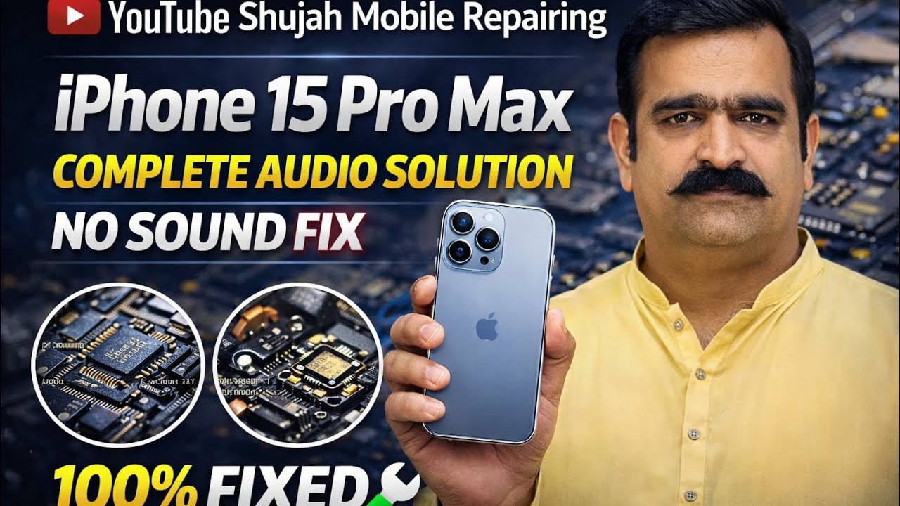 iPhone 15 Pro Max Audio Problem Fix in Urdu | Mic & Speaker complete Solution 100% 