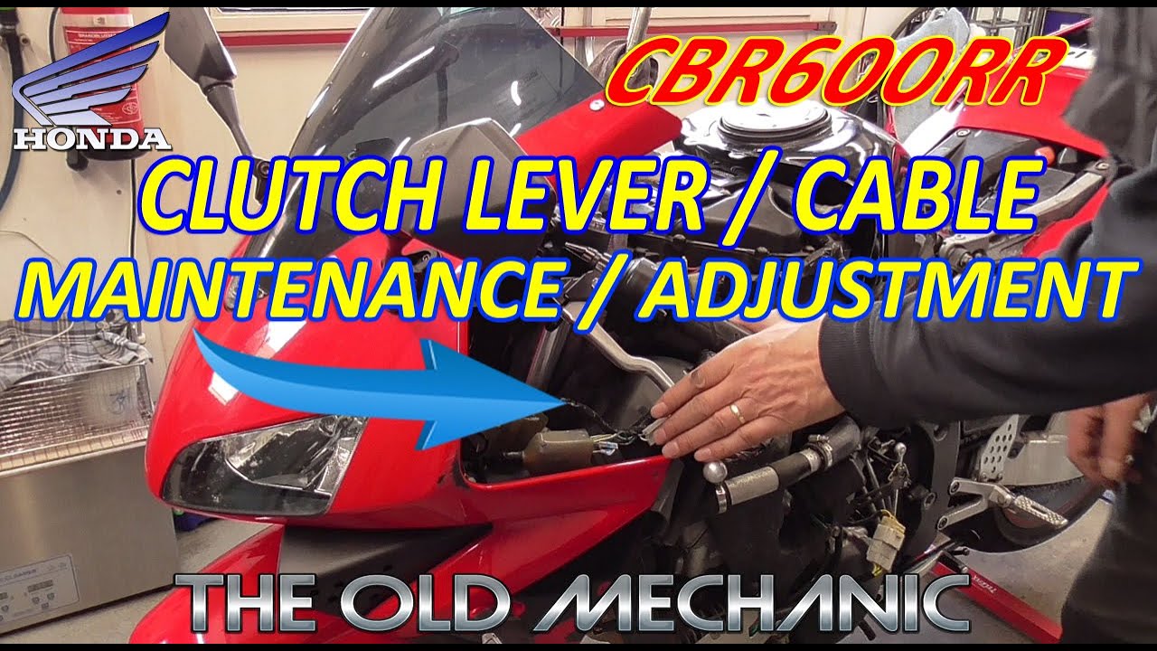 HONDA CBR600RR [2003-] Clutch lever /cable MAINTENANCE / ADJUSTMENT. Done by: The Old Mechanic.