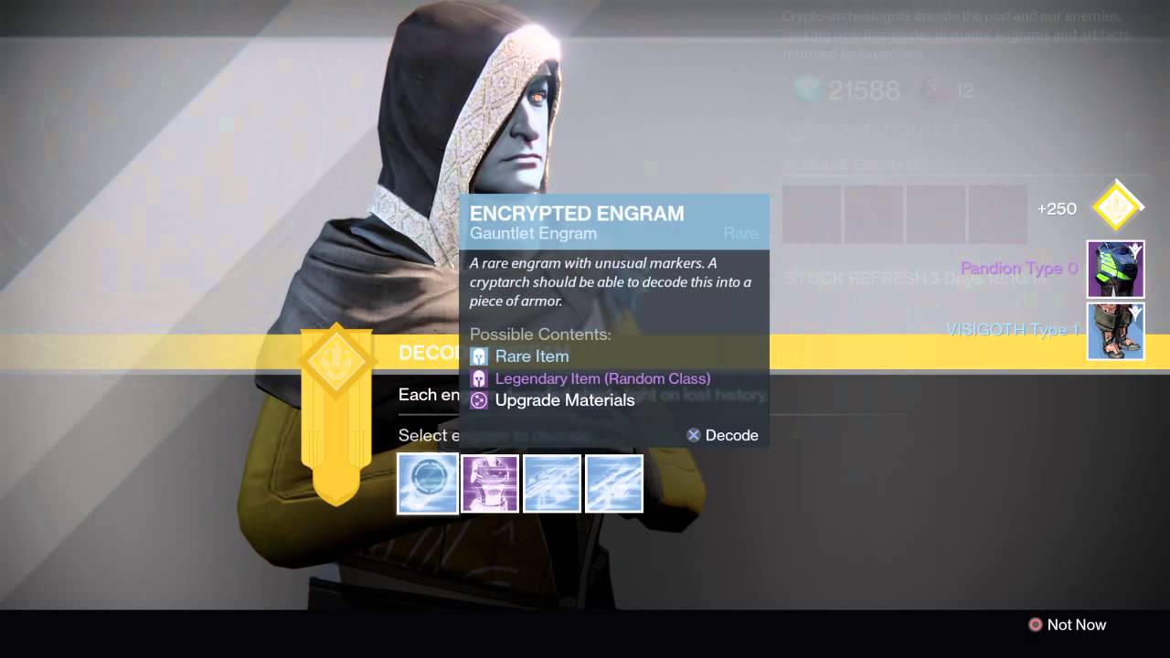Destiny - Amazing Cryptarch Luck (Engram Haul)