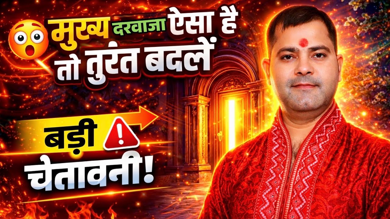 घर का मुख्य दरवाजा ऐसा है तो तुरंत बदलें! बड़ी चेतावनी! | Vastu Shastra For House | House Vastu Tips