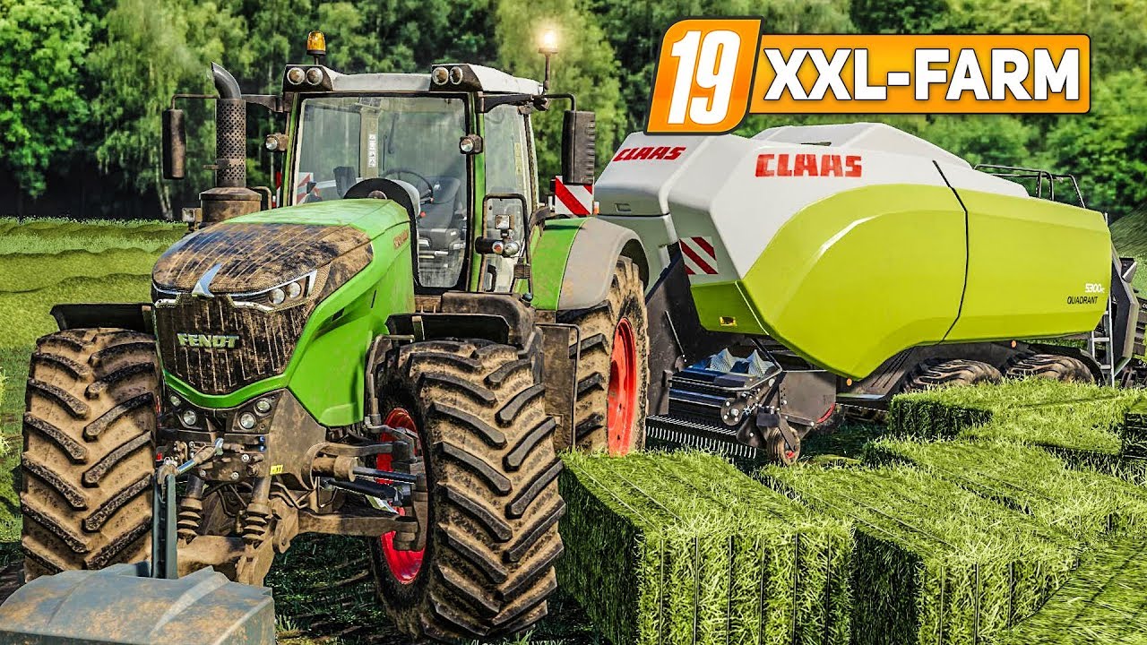 LS19 XXL Farm #53:  Unfassbar viele GRASBALLEN gepresst! Claas Quadrant | LANDWIRTSCHAFTS SIMULATOR