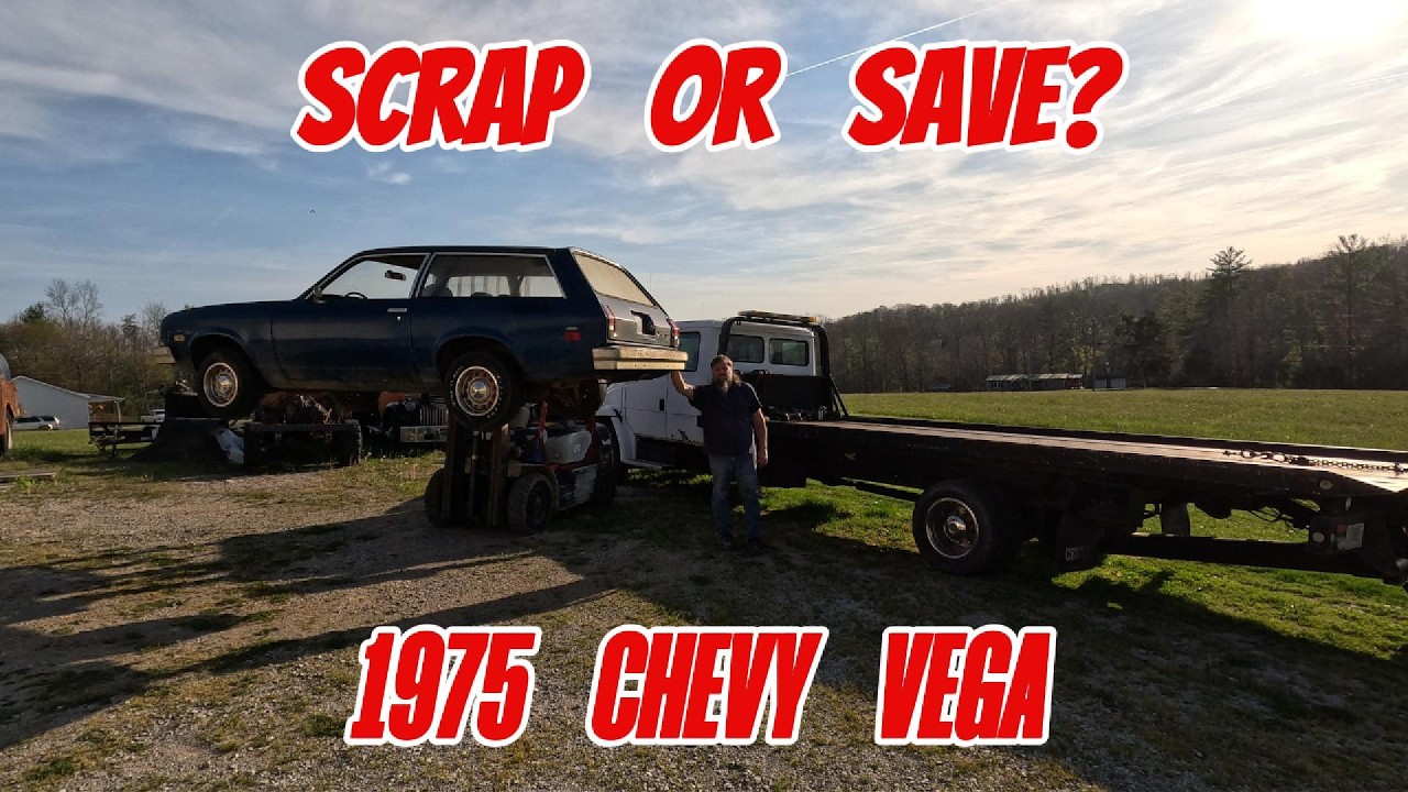 Chevrolet Vega 1975 года. Заводится ли она? Стоит ли её сдать на металлолом или продать? #chevy #...