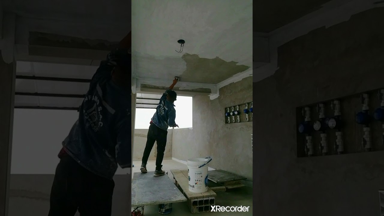 Como empastar una pared y techo con temple