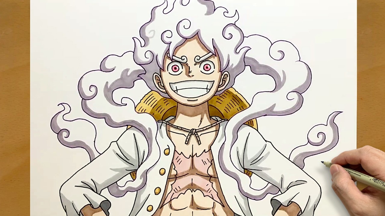 Luffy Gear 5 Drawing | One Piece Epic Anime Art