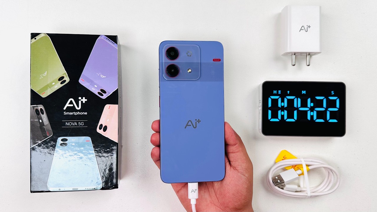 Ai+ Nova 5G Charging Test