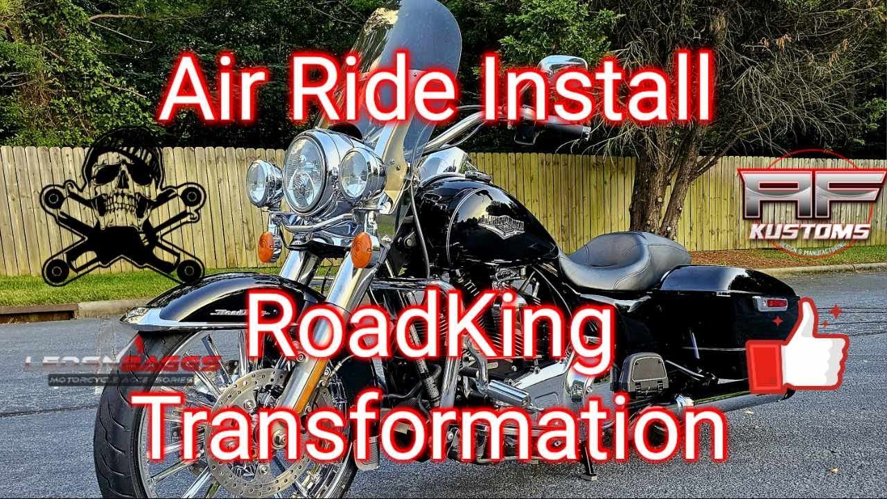 Грязный воздух быстро поднимается задняя подвеска Harley Davidson Roadking