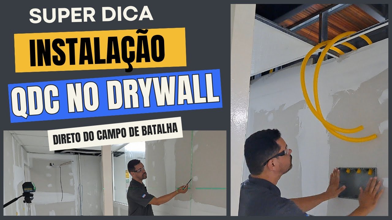 Como Instalar Quadro de Distribuição de Circuitos NO DRYWALL