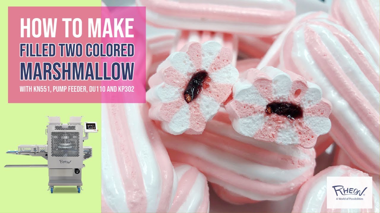 How to make Filled Two Colored Marshmallow