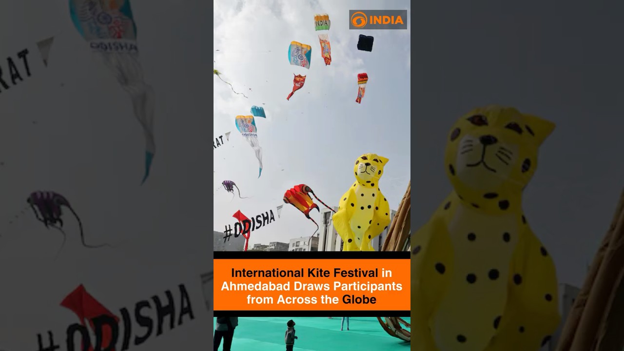 International Kite Festival in Ahmedabad Draws Participants from Across the Globe