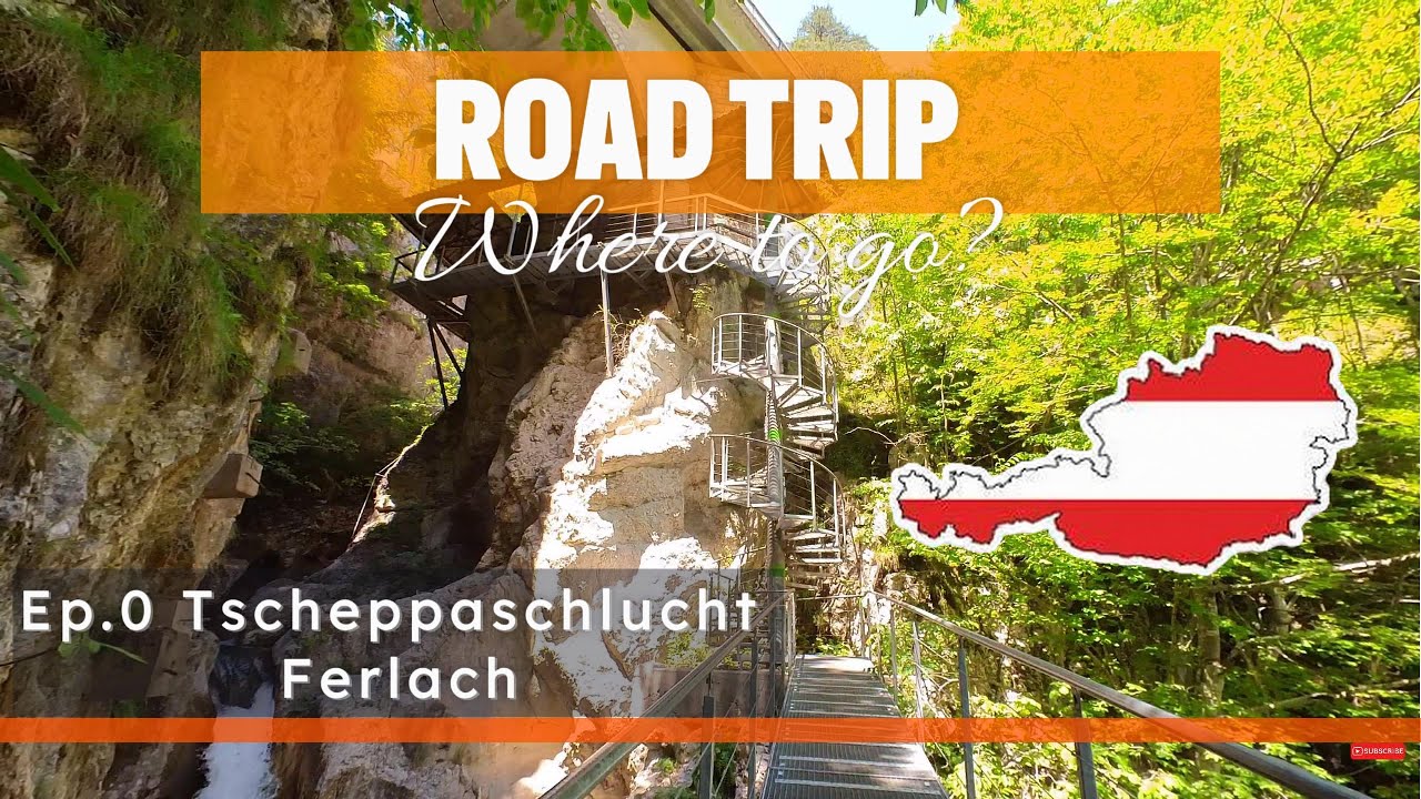 🌄 Exploring Austria's Natural Beauty: Hiking the Tscheppaschlucht River Gorge 🌲🚶‍♂️