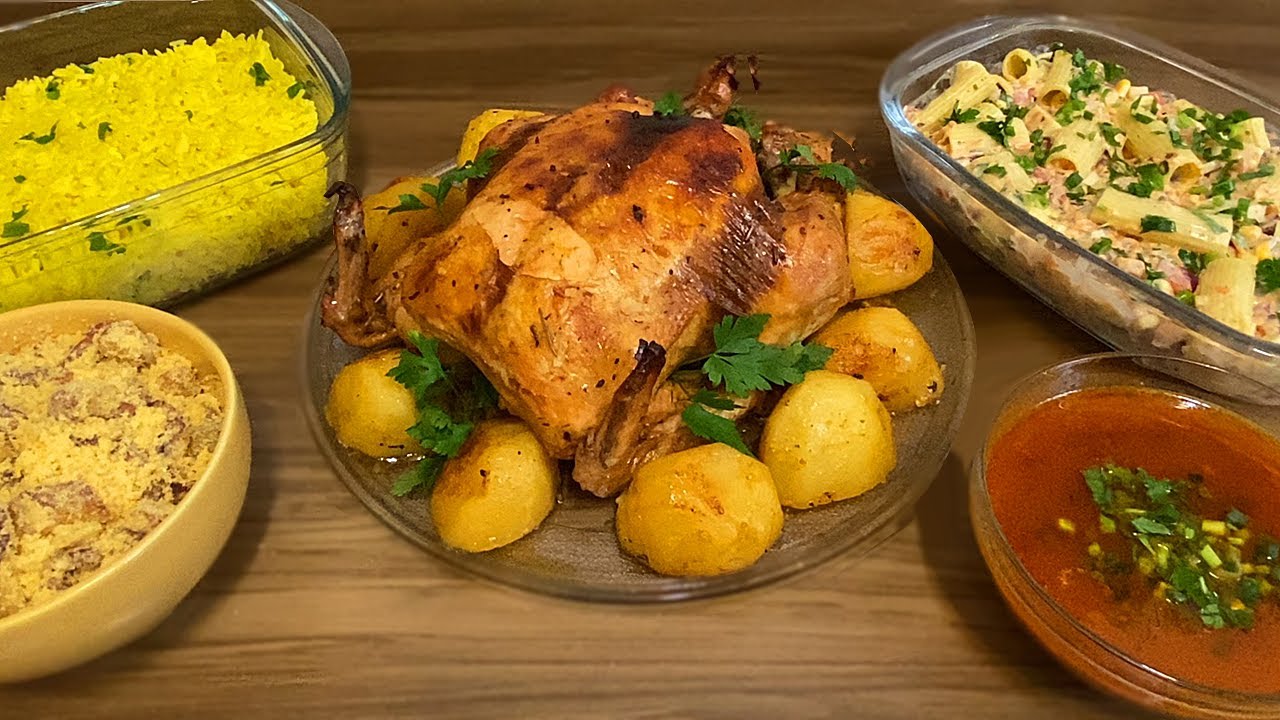 ALMOÇO DE DOMINGO COMPLETO E MUITO SABOROSO