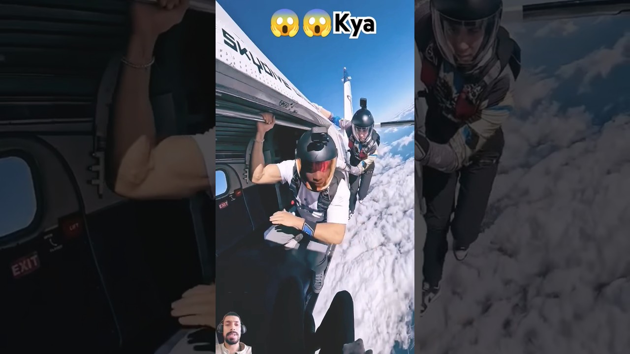 Sky diving #sky #skydiving #skydrive #shorts #ytshorts