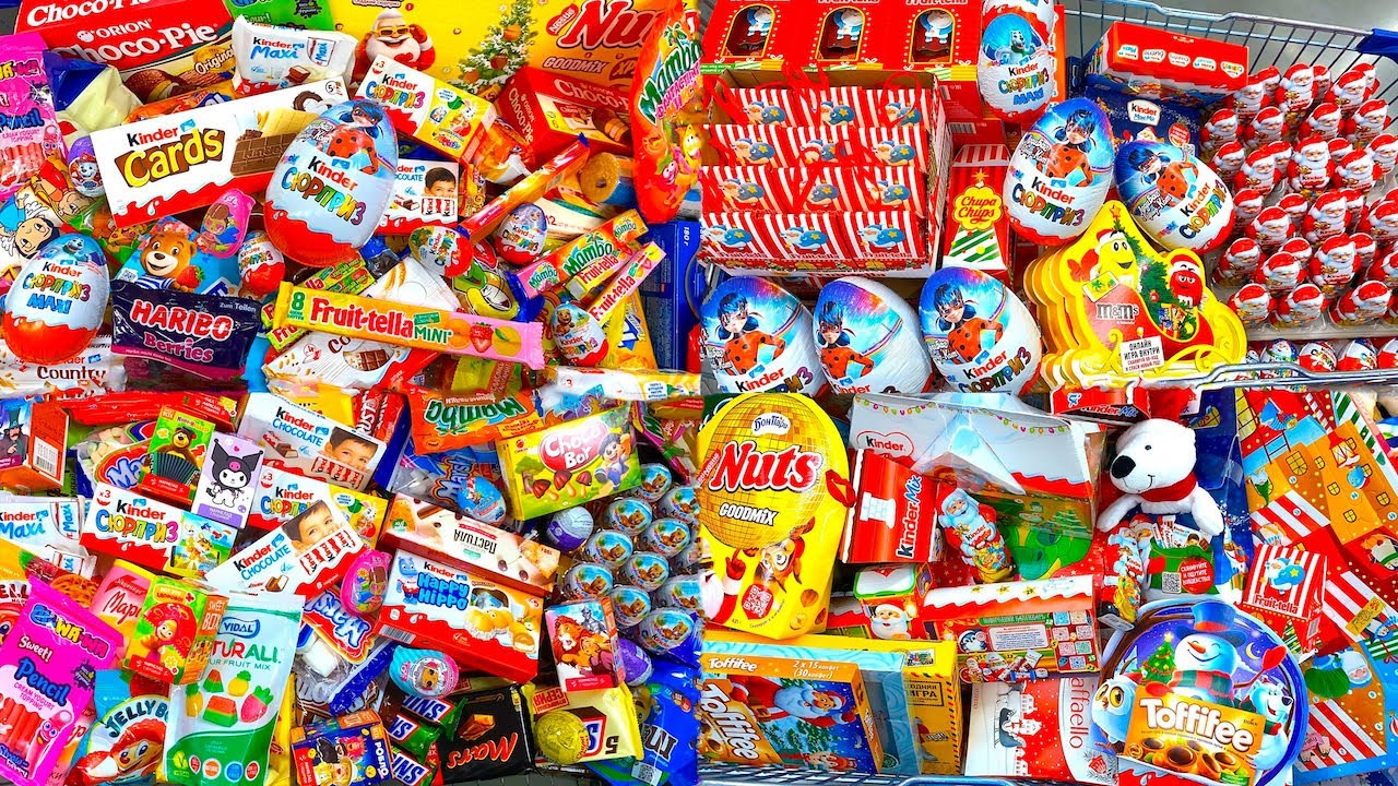 Мега Выпуск! Конфеты и Сладости 🤯! Shopping Kinder, M&M&rsquo;s, Skittles,Snickers,Oreo. Compilation Video