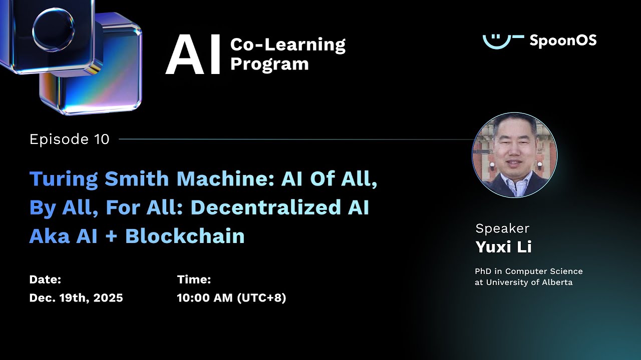 Turing Smith Machine: AI of All, by All, for All: Decentralized AI aka AI + Blockchain