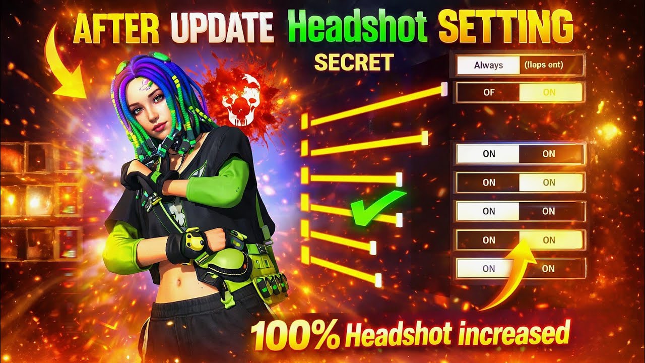 Ultimate Free Fire Sensitivity 🔥 One-Tap Headshots + Smooth Aim (2026)