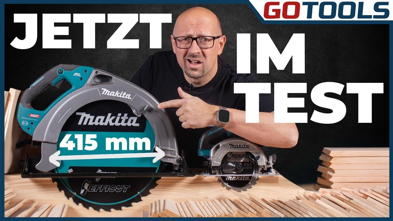 DIE GRÖSSTE Akku-Handkreissäge der WELT! Makitas Monster mit 160 mm Schnitttiefe