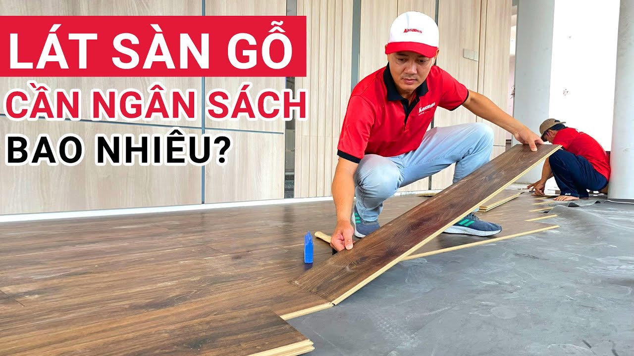 Lát sàn gỗ công nghiệp có tốn nhiều chi phí không | Giá sàn gỗ công nghiệp dày 8mm và 12mm