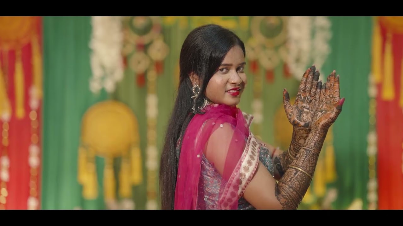 The art of love,drawn on hands 💞Subhashree's Mehendi Night#mehendidesign #bridetobe #santaliwedding 