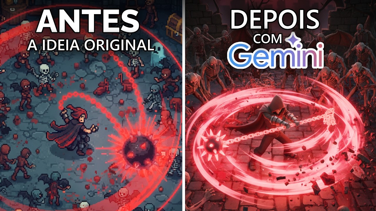 Criando o MELHOR Vampire Survivors POSSÍVEL com IA (eu lanço na steam? veremos...)