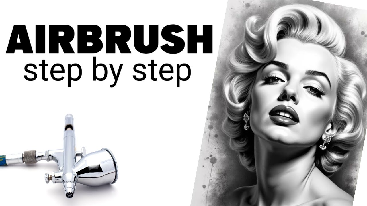 Marilyn Monroe portrait using very thin paint 