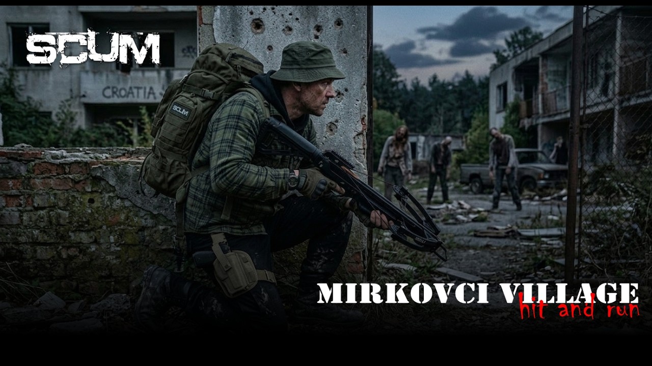 SCUM - MIRKOVCI - Hit and run 💥!  #scumgame #pvp #survivalgame