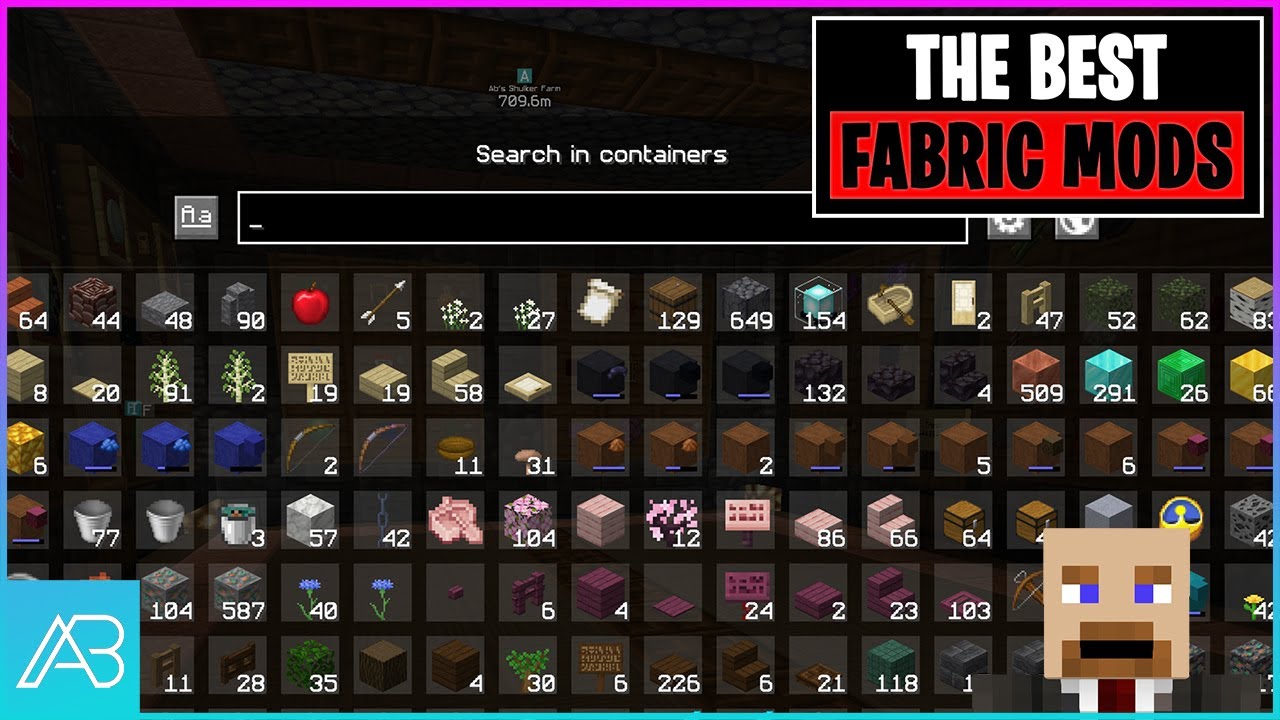 Моды Minecraft Fabric, которые стоит использовать &mdash; Поиск контейнеров &mdash; Полностью на стороне клиента