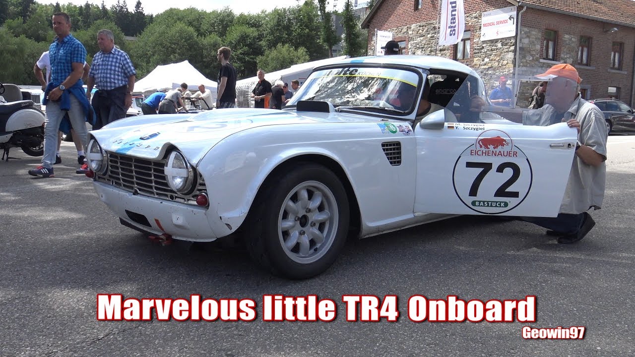 |ONBOARD| Triumph TR4 At It's Best At Spa Summer Classic 2017
