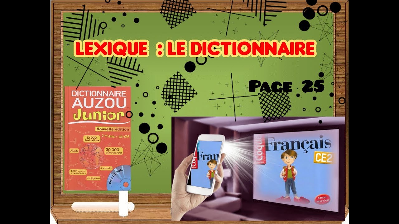 Vocabulaire : le dictionnaire