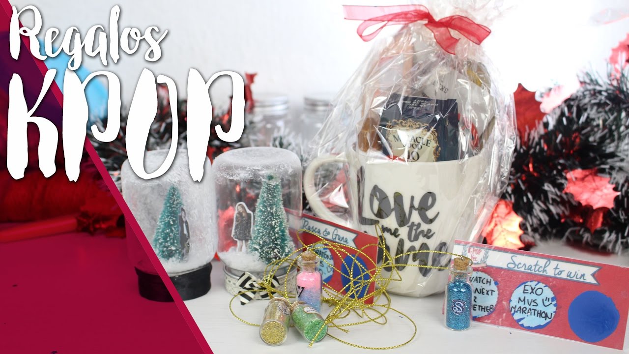 KPOP DIY: 4 regalos kpop ¡Fácil y económico! |K-freak| Seventeen, Big bang, EXO,Jessica #K-ristmas3