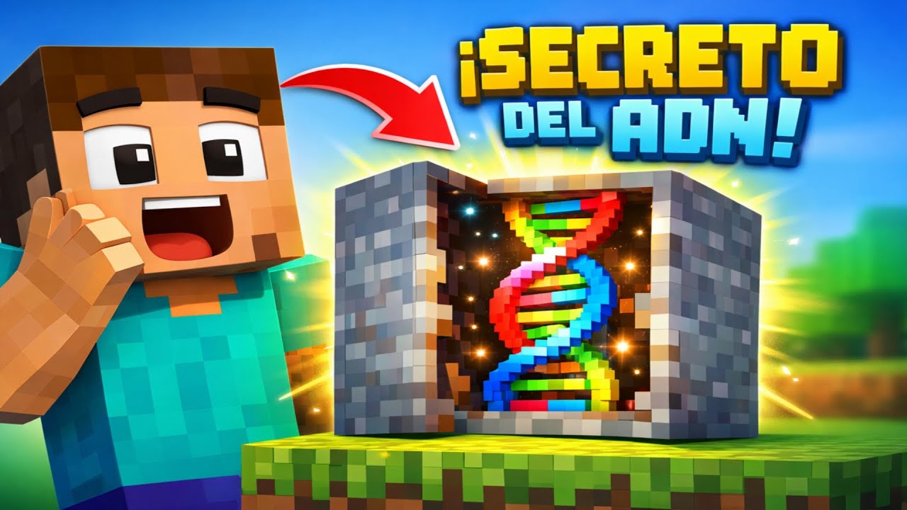 ¿Qué es el ADN y cómo crea tu cuerpo? | Minecraft Animación