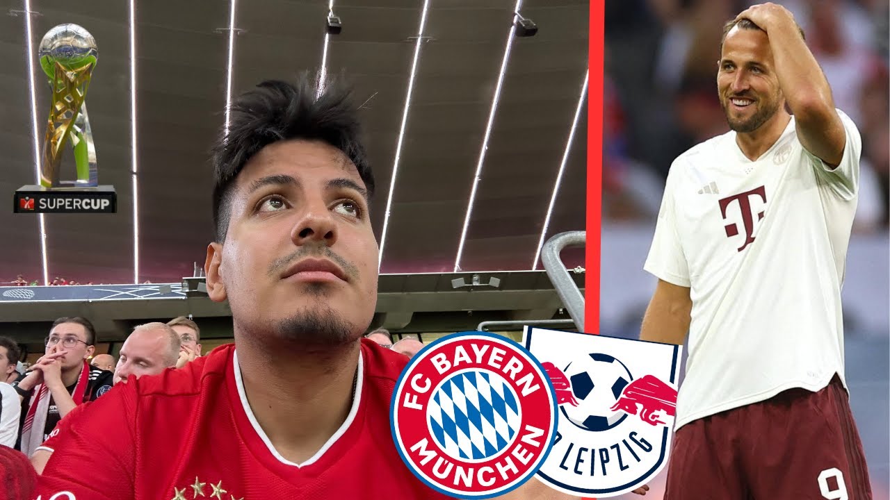 HARRY KANE IST DA 🔥❤️ | FC Bayern München vs RB Leipzig Supercup Stadionvlog | CedrikTV