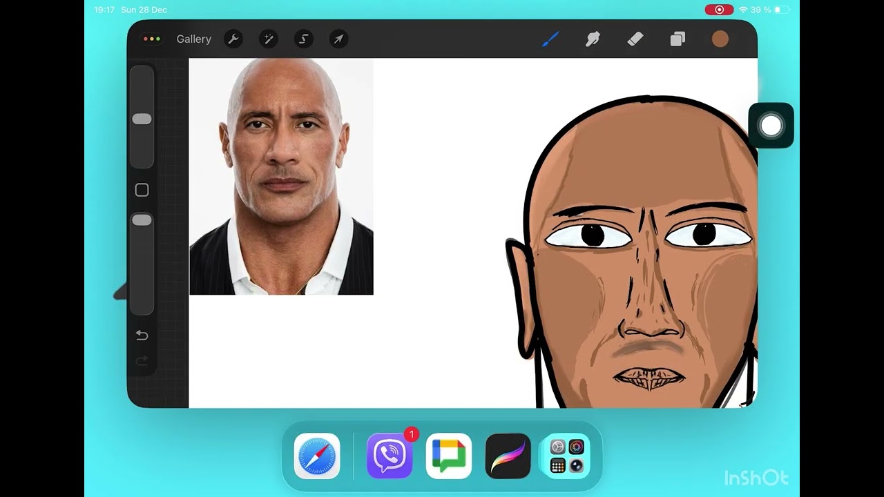 Let’s Draw Dwayne “The Rock” Johnson