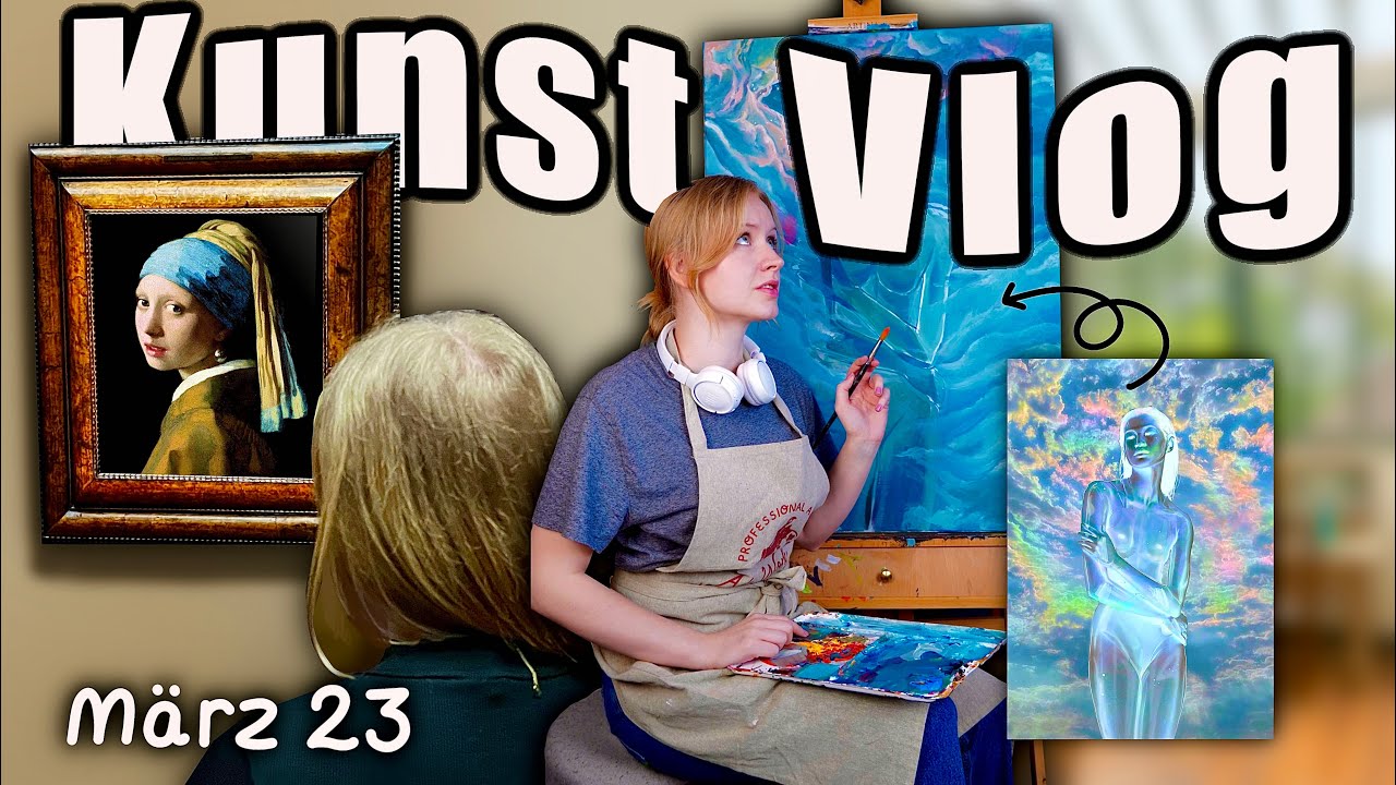 Schaue dieses Video beim malen f&uuml;r INSPIRATION ✍🎨  ||  M&auml;rz Vlog