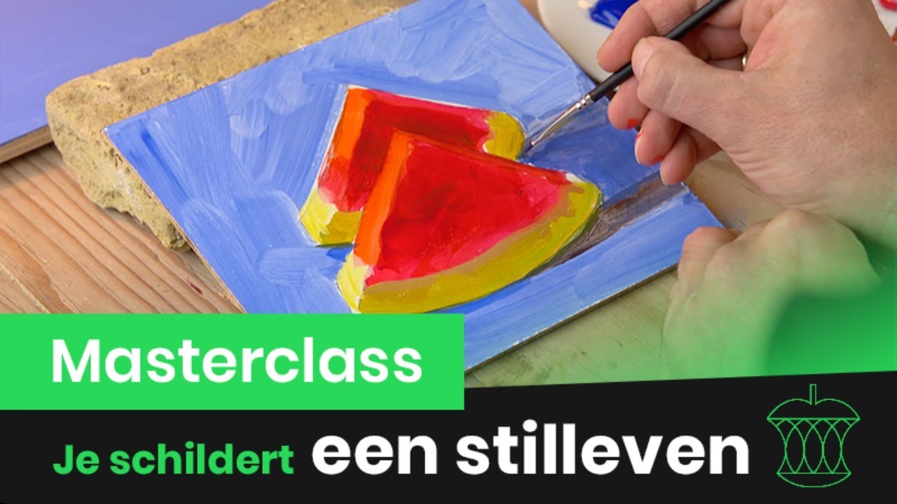 Stilleven schilderen! 🖼 | Klokhuis Masterclass