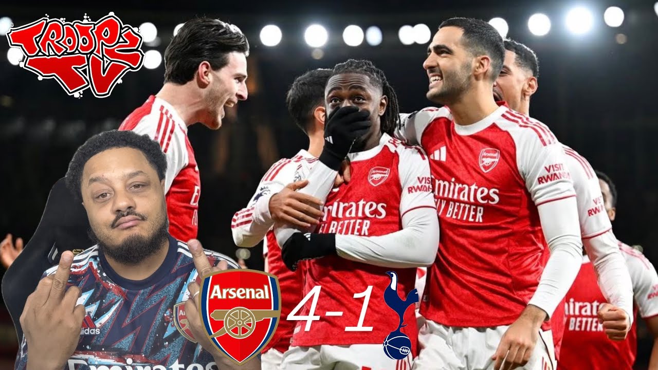 Arsenal 4-1 Spurs | Troopz Match Reaction| EZE SHOWED WHY HE PICKED US OVER YOU MUGS!!!