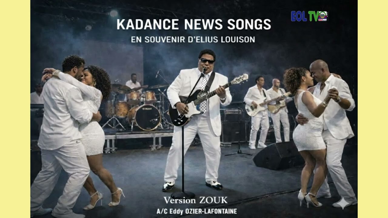 KADANCE NEWS SONGS EN SOUVENIRS D'ELIUS LOUISON.  A/C Eddy OZIER-LAFONTAINE (Paroles et Musique D.R)