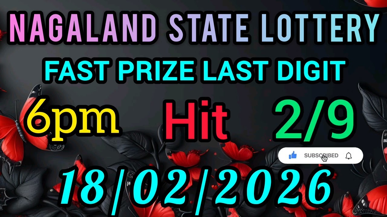 First Prize Last Digit 18/02/26 Nagaland State Lottery Target Number Lottery Sambad Target Number🎯