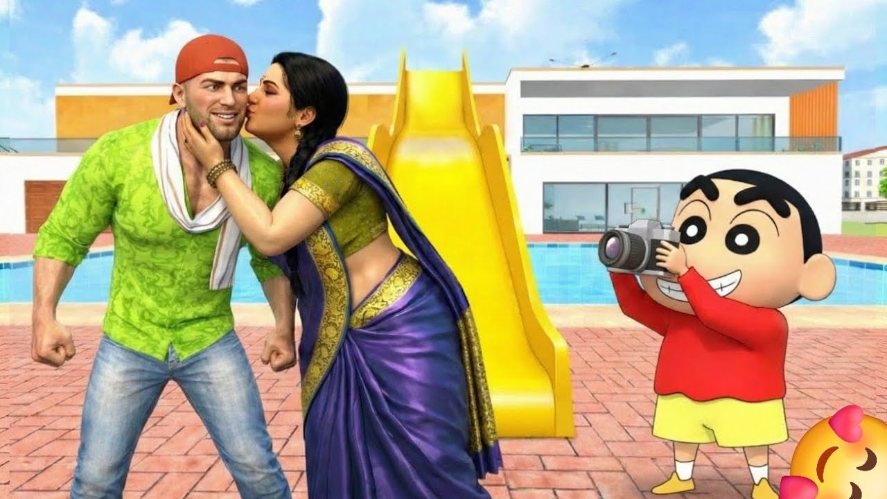 Finley 😱 Franklin Ne kiya Kamla Ko kiss ! Indian theft auto simulator Game 