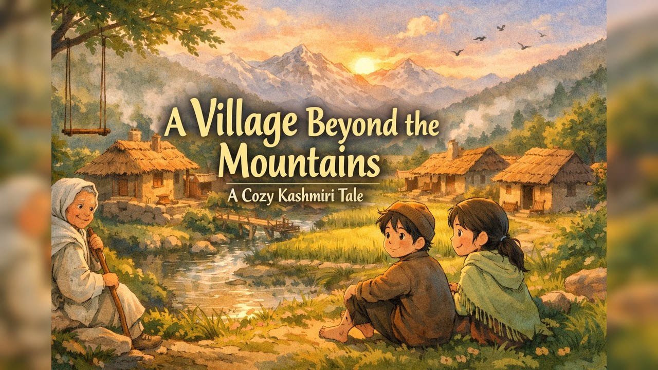 Life in an Old Kashmiri Village | Cozy Ghibli-Inspired Animation