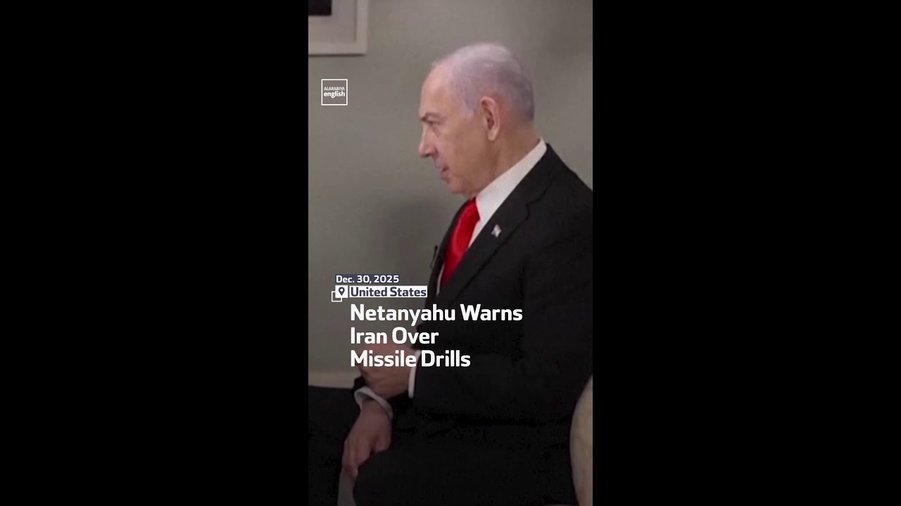 Netanyahu Warns Iran Over Missile Drills